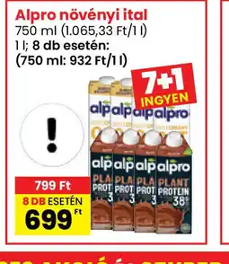 Spar Alpro növényi ital ajánlat