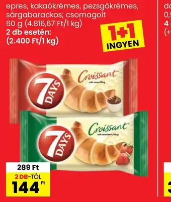 Spar 7DAYS croissant ajánlat