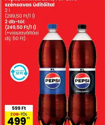 Spar Pepsi, Mirinda Zero, 7UP Zero szénsavas üdítőital ajánlat