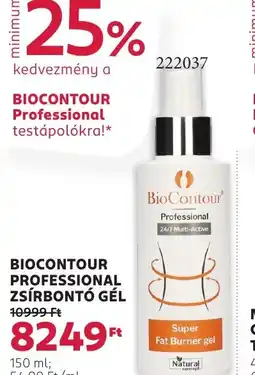 Rossmann Biocontour Professional zsírbontó gél ajánlat