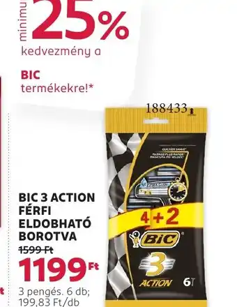 Rossmann Bic 3 action férfi eldobható ajánlat