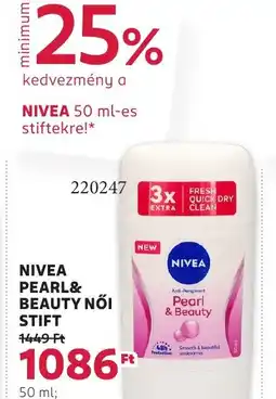 Rossmann Nivea pearl& beauty női stift ajánlat