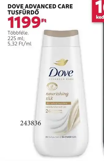 Rossmann Dove advanced care tusfürdő ajánlat