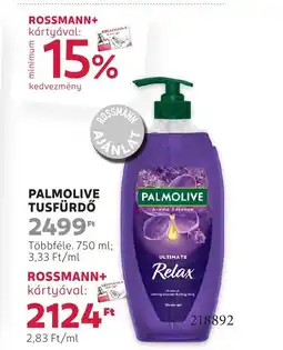 Rossmann Palmolive tusfürdő ajánlat