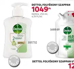 Rossmann Dettol folyékony szappan ajánlat