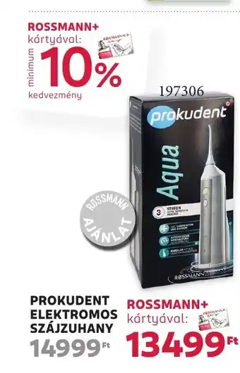 Rossmann Prokudent elektromos szájzuhany ajánlat