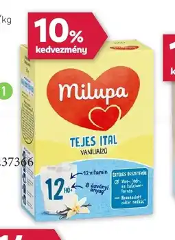 Rossmann Milupa tápszer 6, 9 hónapos kortól ajánlat