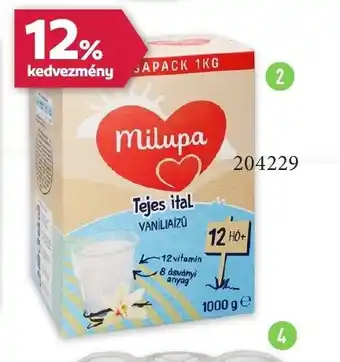 Rossmann Milupa tejes ital 12, 24 hónapos ajánlat