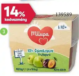 Rossmann Milupa frutapura gyümölcspüré quattro- ajánlat