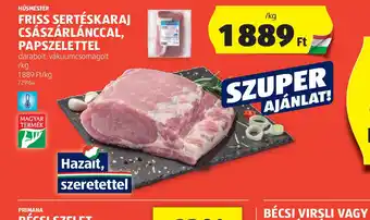 ALDI Friss sertéskaraj ajánlat