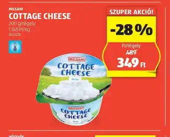 ALDI Milbona Cottage Cheese ajánlat