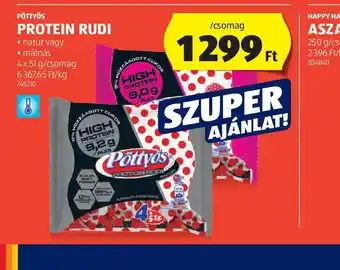 ALDI Pottyos Protein Rudi ajánlat