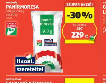 ALDI Pan Ft/csomag 305rmorzsa ajánlat