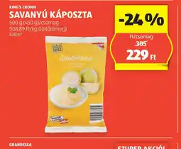 ALDI King's Crown Savanyú káposzta ajánlat