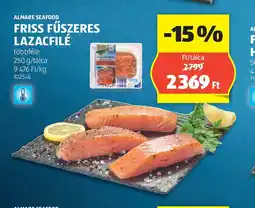 ALDI Almare Seafood Friss Fűszeres Lazacfilé ajánlat