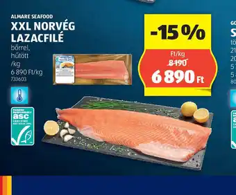 ALDI Alpare Seafood XXL Norvég Lazacfilé ajánlat