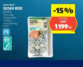 ALDI Good Choice Sushi Box ajánlat