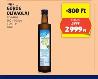 ALDI Cytrus Görög Olívaolaj ajánlat