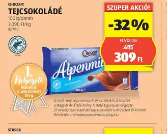 ALDI Chocolatier Tejcsokoládé ajánlat