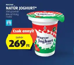 ALDI Magyar Natúr Joghurt ajánlat