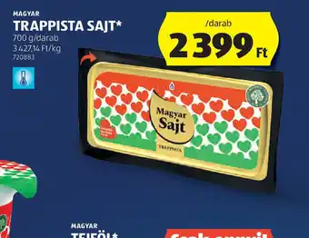 ALDI Magyar Trappista Sajt ajánlat