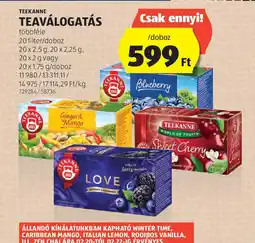 ALDI Teekanne Teaválogatás ajánlat