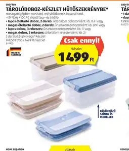 ALDI Tároldoboz-készlet hűtőszekrénybe+ ajánlat