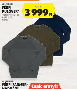 ALDI UP2 Fashion Férfi Pulver ajánlat