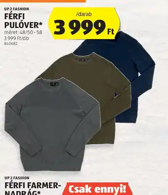 ALDI UP2 Fashion Férfi Pulver ajánlat