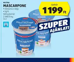 ALDI Milbona Mascarpone ajánlat