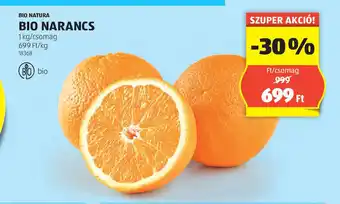 ALDI Bio Natura Bio Narancs ajánlat