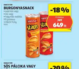 ALDI Snack Fun Burgonyasnack ajánlat