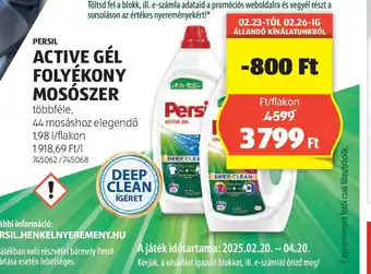 ALDI Persil Active Gel folyékony mosszer ajánlat