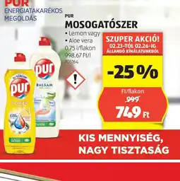 ALDI Pur Mosogatszer ajánlat