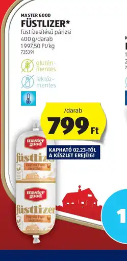 ALDI Master Good Füstlizer ajánlat