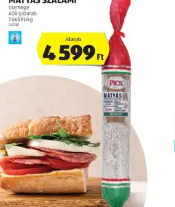 ALDI PICK Mátyás Szalámi ajánlat