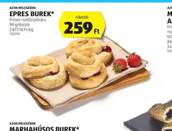 ALDI Epres Burek ajánlat