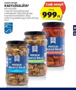 ALDI Almare Seafood Kagyls Saláta ajánlat