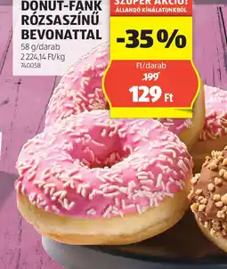 ALDI Donut-fánk rzsaszínű bevonattal ajánlat