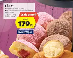 ALDI Fánk ajánlat