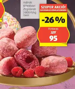 ALDI Minifánk málna ízű ajánlat