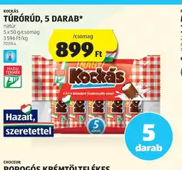 ALDI Kockás Túrrúdi, 5 darab ajánlat