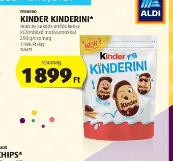 ALDI Ferrero Kinder Kinderini ajánlat