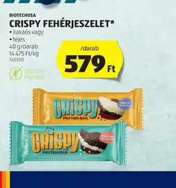 ALDI BioTechUSA Crispy Fehérjeszelet ajánlat