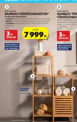 ALDI Home Creation Bambusz Fürdőszobabútor ajánlat