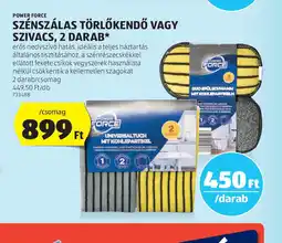 ALDI Power Force Szénszálas Törlőkendő vagy Szivacs, 2 darab ajánlat