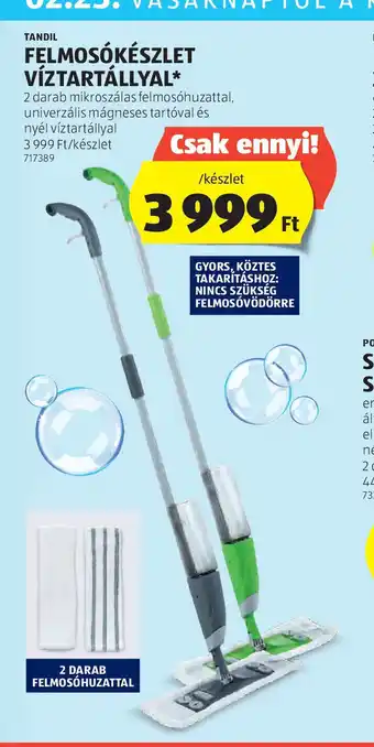 ALDI Felmoskészlet víztartállyal ajánlat