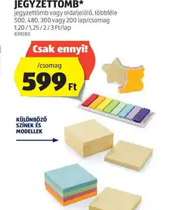 ALDI Expertz Öntapads Jegyzettömb ajánlat