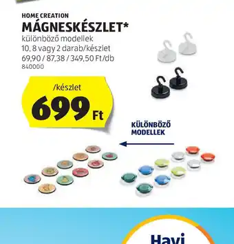 ALDI Home Creation Mágneskészlet ajánlat