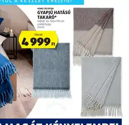 ALDI Gyapjú hatású takar ajánlat